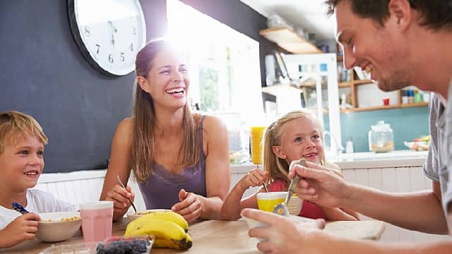 Group of people smiling